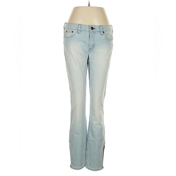 J.Crew Toothpick Stripe Jeans – Size 28 Ankle – NWT - Picture 2 of 7